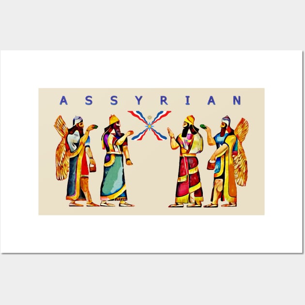 Assyrian Anunnaki Wall Art by doniainart